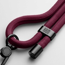 Ремешок для смартфона ArmorStandart Rope Black Burgundy with Clear holder (ARM91365)