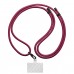 Ремешок для смартфона ArmorStandart Rope Black Burgundy with Clear holder (ARM91365)
