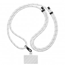 Ремешок для смартфона ArmorStandart Rope Black GlowWhite with Clear holder (ARM86565) Ремешок для смартфона ArmorStandart Rope Black GlowWhite with Clear holder (ARM86565)