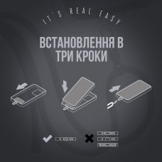 Ремешок для смартфона ArmorStandart Rope Black GlowWhite with Clear holder (ARM86565) Ремешок для смартфона ArmorStandart Rope Black GlowWhite with Clear holder (ARM86565)