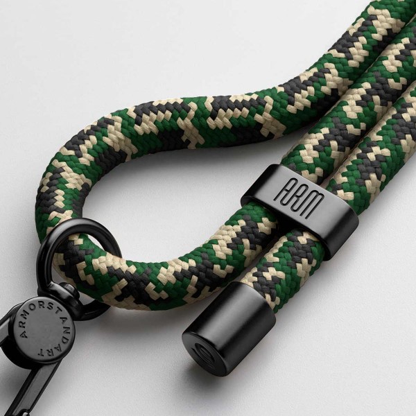 Ремешок для смартфона ArmorStandart Rope Black Military with Clear holder (ARM76092)