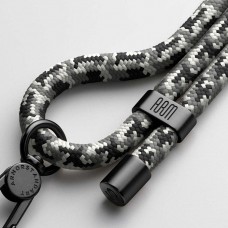 Ремешок для смартфона ArmorStandart Rope Black Monochrome with Clear holder (ARM76091)