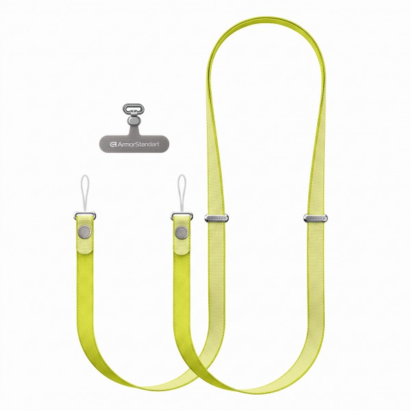 Ремешок для смартфона ArmorStandart Solo Cross Neon Yellow (ARM91326)
