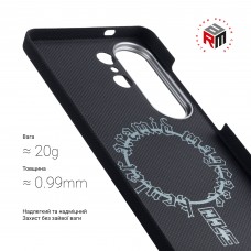 Чехол ArmorStandart BlackIcon Aramid Plain MagCase для Samsung S26 Ultra Black (ARM90166)