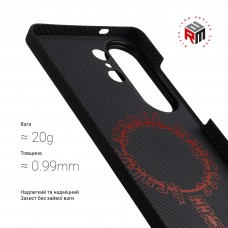 Чехол ArmorStandart BlackIcon Aramid Twill MagCase для Samsung S26 Ultra Black (ARM90147)