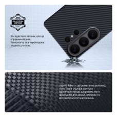 Чехол ArmorStandart BlackIcon Aramid Twill MagCase для Samsung S26 Ultra Black (ARM90147)