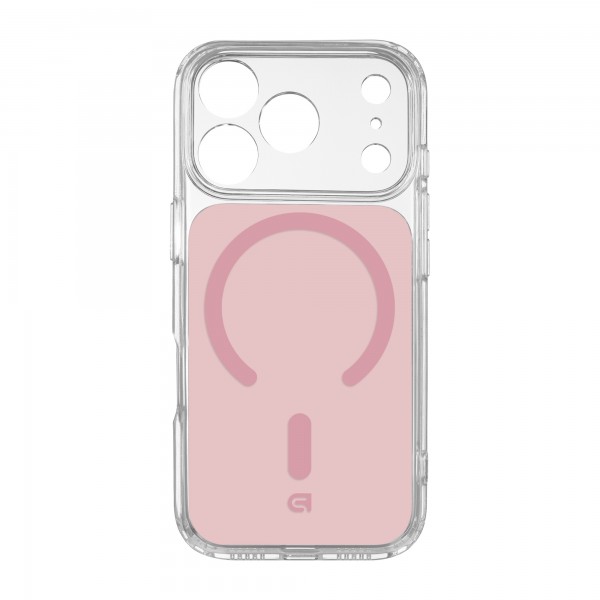 Чехол ArmorStandart Clear Hybrid MagCase для Apple iPhone 18 Pro / 17 Pro Pink (ARM91747)