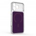 Чехол ArmorStandart Clear Hybrid MagCase для Apple iPhone 18 Pro Max / 17 Pro Max Dark Cherry(ARM91791)