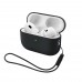 Чохол ArmorStandart Silicone Case with straps для Apple AirPods Pro 3 Black (ARM91276)