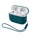 Чохол ArmorStandart Silicone Case with straps для Apple AirPods Pro 3 Dark Green (ARM91279)