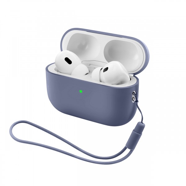 Чохол ArmorStandart Silicone Case with straps для Apple AirPods Pro 3 Dark Purple (ARM91280)