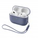 Чохол ArmorStandart Silicone Case with straps для Apple AirPods Pro 3 Dark Purple (ARM91280)