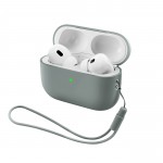 Чохол ArmorStandart Silicone Case with straps для Apple AirPods Pro 3 Grey (ARM91281)