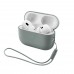 Чохол ArmorStandart Silicone Case with straps для Apple AirPods Pro 3 Grey (ARM91281)