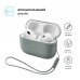 Чохол ArmorStandart Silicone Case with straps для Apple AirPods Pro 3 Grey (ARM91281)