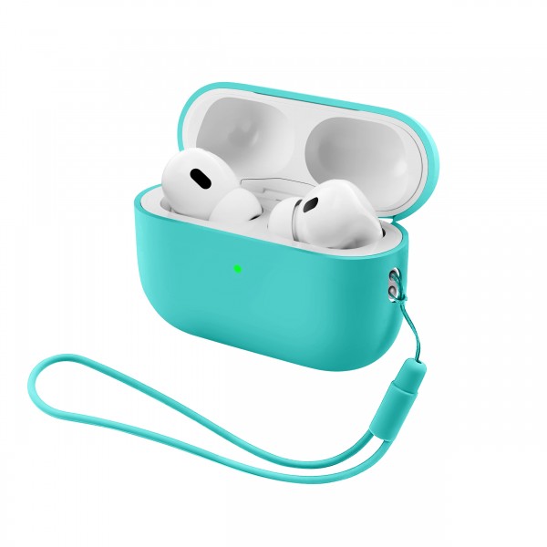 Чохол ArmorStandart Silicone Case with straps для Apple AirPods Pro 3 Mint (ARM91282)