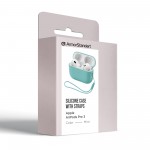Чохол ArmorStandart Silicone Case with straps для Apple AirPods Pro 3 Mint (ARM91282)