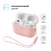 Чохол ArmorStandart Silicone Case with straps для Apple AirPods Pro 3 Pink (ARM91283)