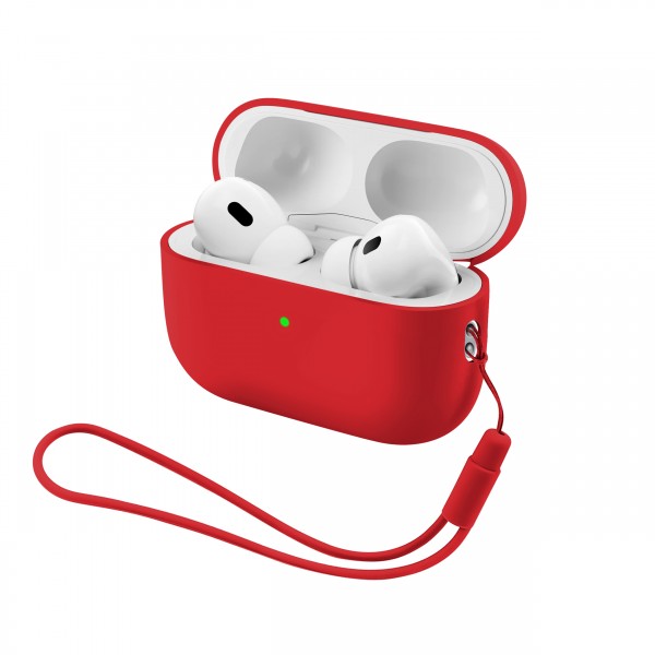 Чохол ArmorStandart Silicone Case with straps для Apple AirPods Pro 3 Red (ARM91285)