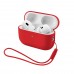 Чохол ArmorStandart Silicone Case with straps для Apple AirPods Pro 3 Red (ARM91285)