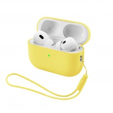 Чохол ArmorStandart Silicone Case with straps для Apple AirPods Pro 3 Yellow (ARM91288)