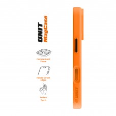 Чехол ArmorStandart Unit-C MagCase для Apple iPhone 17 Pro Orange + Black Button Set (ARM90588)