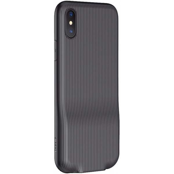Чехол Baseus Audio Case для iPhone X/XS (Audio+Charge/Double lightning) Black