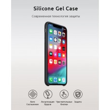 Чехол Original Silicone Case для Apple iPhone XS Max Black (ARM53246)