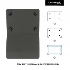 Чехол универсальный для планшетов ArmorStandart Slim Silicone Hooks 11 Lavender Grey (ARM81933)