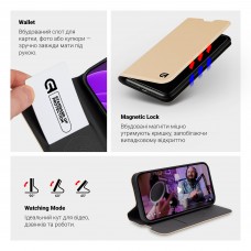 Чехол-книжка ArmorStandart OneFold Case для Xiaomi Redmi Note 15 Pro 4G Gold (ARM90177)