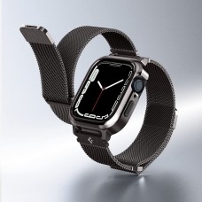 Чохол-ремінець Spigen Metal Fit Pro для Apple Watch 44/45mm Graphite (ACS04585)