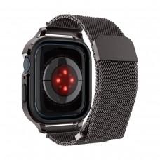 Чохол-ремінець Spigen Metal Fit Pro для Apple Watch 44/45mm Graphite (ACS04585)