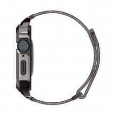 Чохол-ремінець Spigen Metal Fit Pro для Apple Watch 44/45mm Graphite (ACS04585)