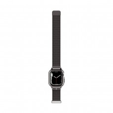 Чохол-ремінець Spigen Metal Fit Pro для Apple Watch 44/45mm Graphite (ACS04585)