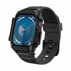 Чохол-ремінець Spigen Rugged Armor Pro для Apple Watch 10 46 mm Matte Black (ACS08604)
