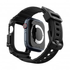 Чохол-ремінець Spigen Rugged Armor Pro для Apple Watch 10 46 mm Matte Black (ACS08604)