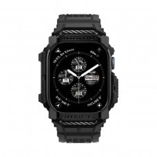 Чохол-ремінець Spigen Rugged Armor Pro для Apple Watch 10 46 mm Matte Black (ACS08604)