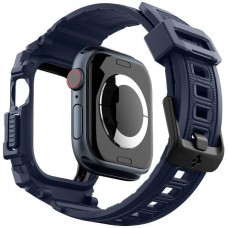 Чохол-ремінець Spigen Rugged Armor Pro для Apple Watch 10 46 mm Navy Blue (ACS08606)