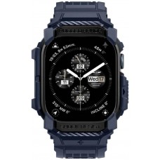 Чохол-ремінець Spigen Rugged Armor Pro для Apple Watch 10 46 mm Navy Blue (ACS08606)