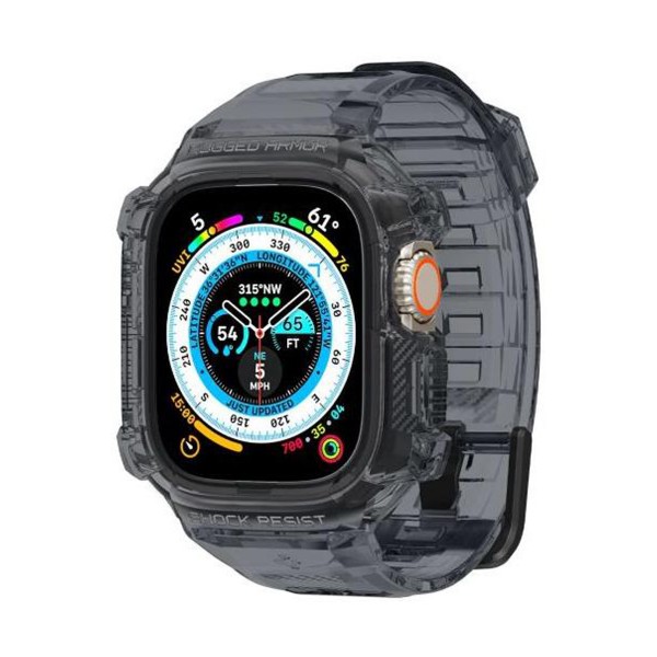 Чохол-ремінець Spigen Rugged Armor Pro для Apple Watch Ultra / Ultra 2 49mm Space Crystal (ACS06028)