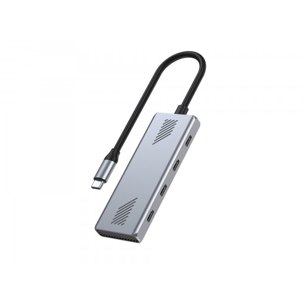 USB-хаб Gembird USB Type-C 4-в-1 (UHB-CM-U310-C4-01)
