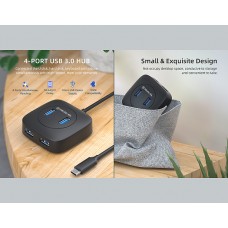 USB-хаб REAL-EL CQ-407 4 ports (EL123110011)