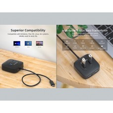 USB-хаб REAL-EL CQ-407 4 ports (EL123110011)