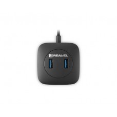 USB-хаб REAL-EL HQ-187 4 ports (EL123110010)