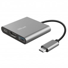 USB-хаб Trust Dalyx Aluminium USB Type-C 3-в-1 (23772) (23772_TRUST)