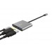 USB-хаб Trust Dalyx Aluminium USB Type-C 3-в-1 (23772) (23772_TRUST)