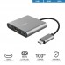 USB-хаб Trust Dalyx Aluminium USB Type-C 3-в-1 (23772) (23772_TRUST)