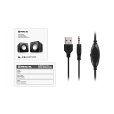 Акустична система REAL-EL S-13 Black (EL121100021)