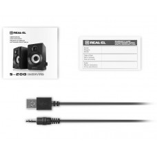 Акустична система REAL-EL S-200 Black (EL121200008)
