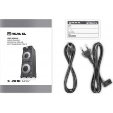 Акустична система REAL-EL S-2010 Black (EL121600034)